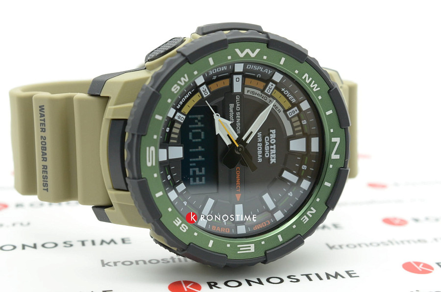 Часы Casio Pro Trek PRT-B70-5 — кварцевые, пластик