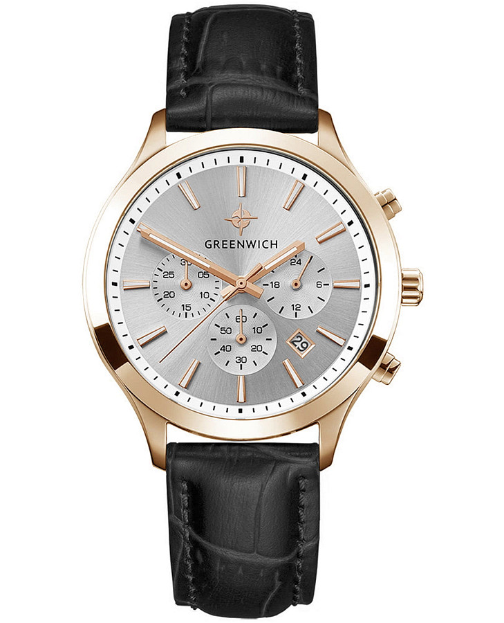 Часы Greenwich Skipper GW 043.41.33 — мужские, белый