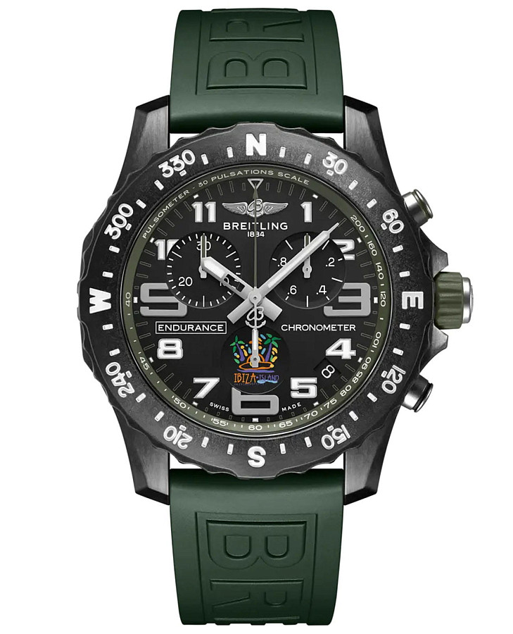 Часы Breitling Endurance Pro 44 X823102D1B1S1 — мужские, зеленый