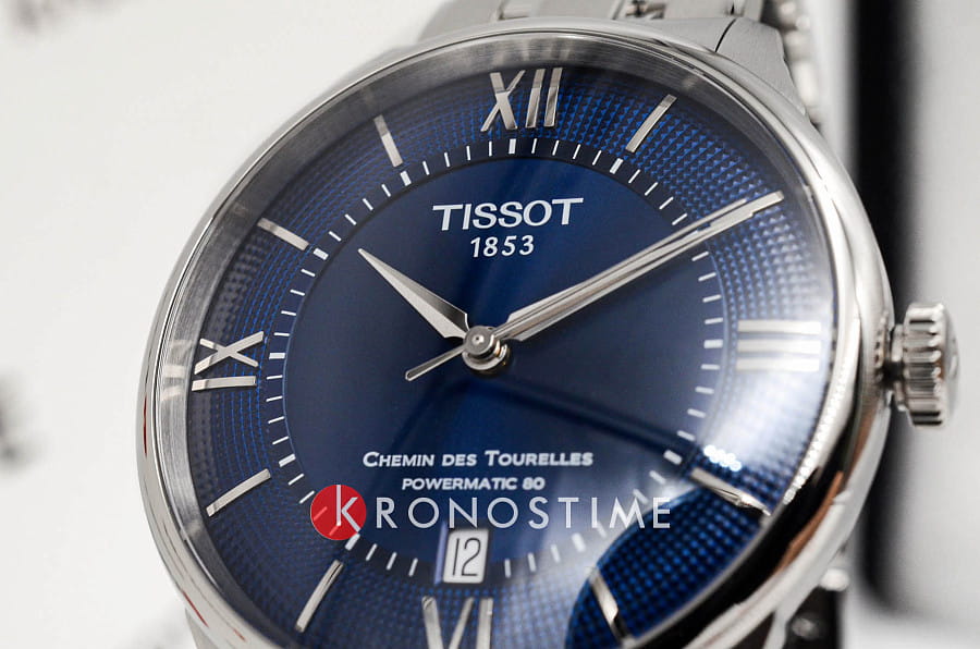 Часы Tissot Chemin des Tourelles Powermatic 80 T139.807.11.048.00 — мужские, нержавеющая сталь