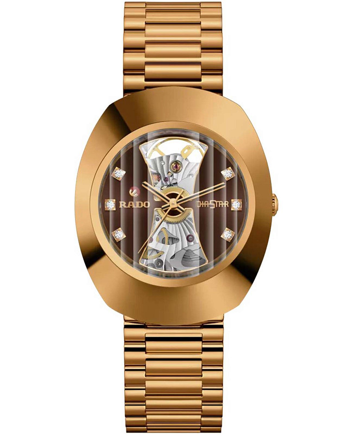 Часы Rado DiaStar The Original Automatic R12065303 — женские, коричневый