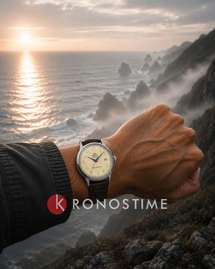 Часы Orient Classic Automatic RA-AC0039Y — мужские, коричневый