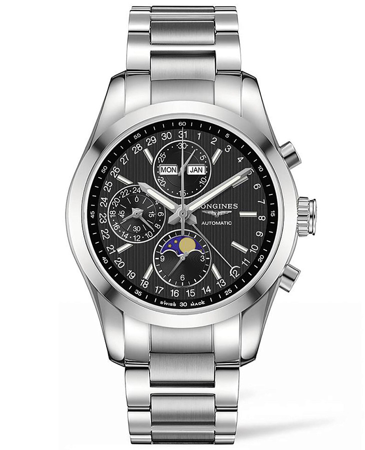 Часы Longines Conquest Classic L2.798.4.52.6 — мужские, черный