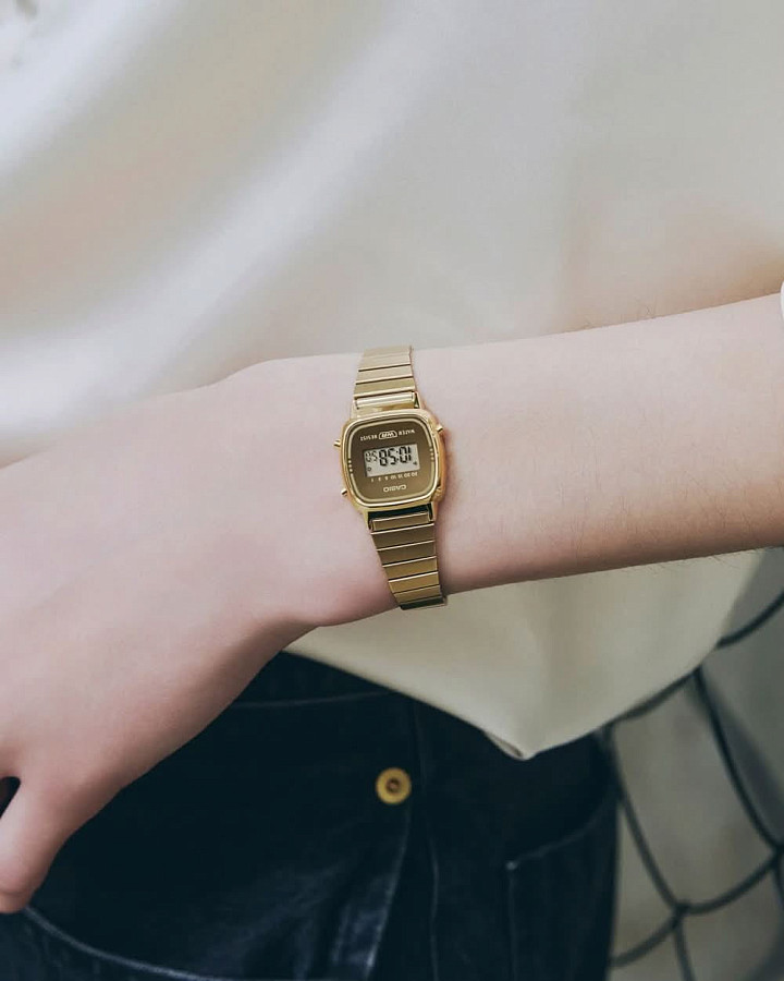 Часы Casio Vintage LA670WEGS-9A — кварцевые, пластик
