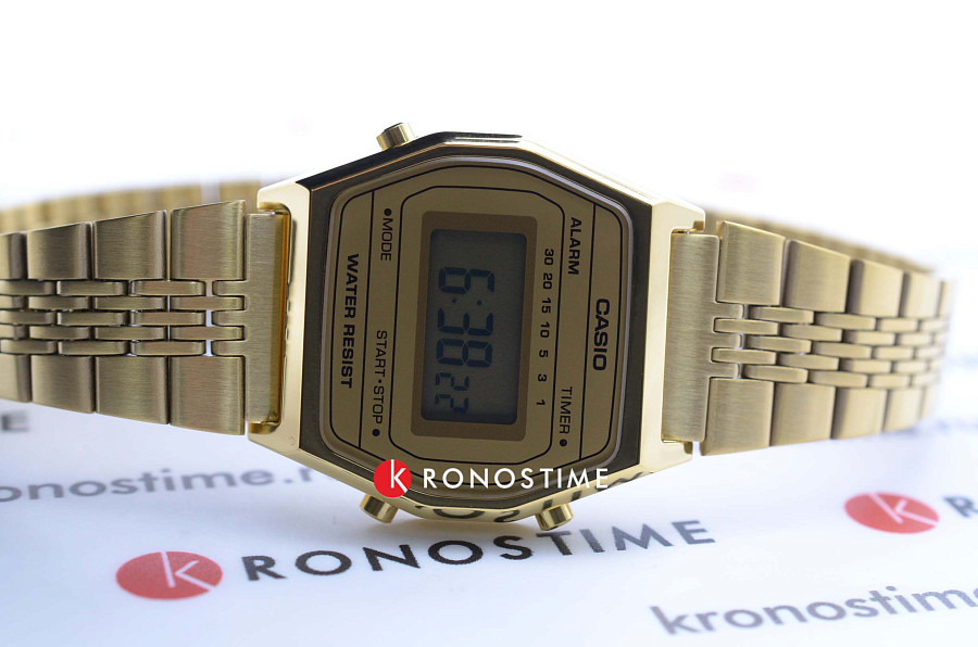 Часы Casio Collection LA670WEGA-9E — нержавеющая сталь, женские