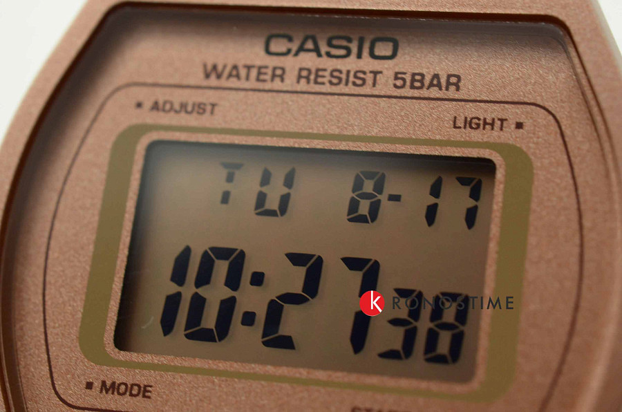 Часы Casio B640WMR-5AEF — мужские, сталь с ip покрытием