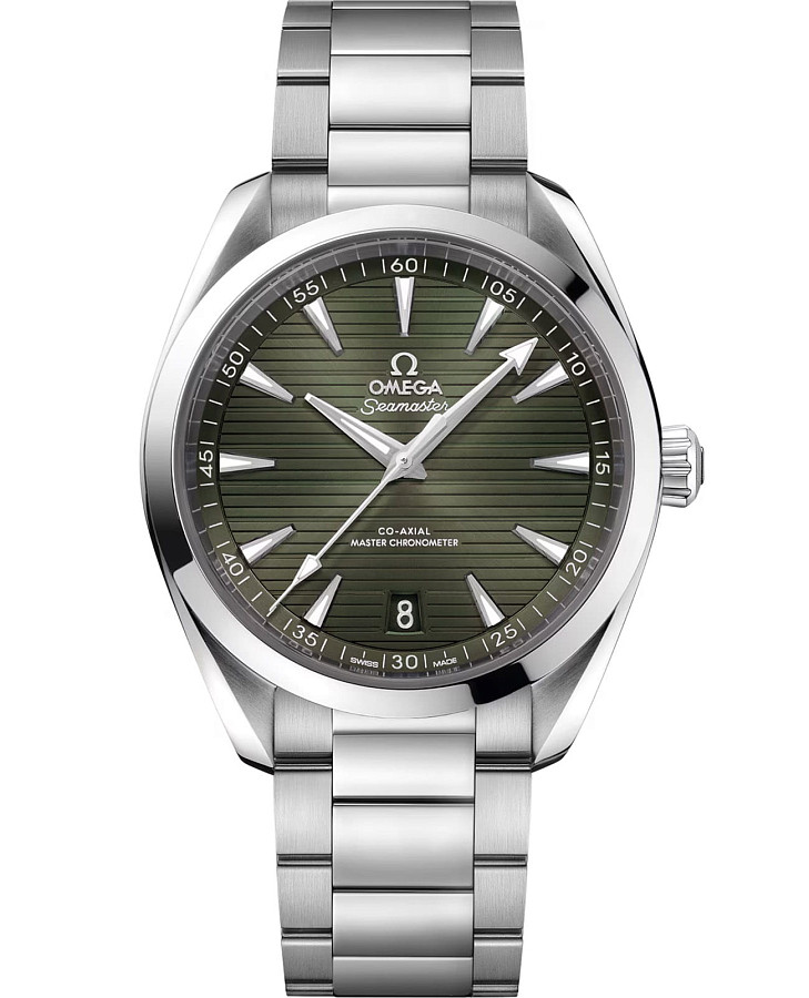Часы Omega Seamaster Aqua Terra 220.10.41.21.10.001 — мужские, зеленый
