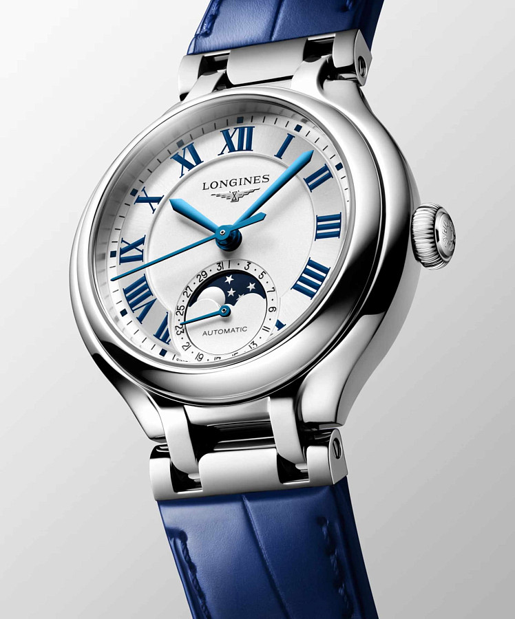 Часы Longines PrimaLuna L8.126.4.71.2 — кожаный, женские