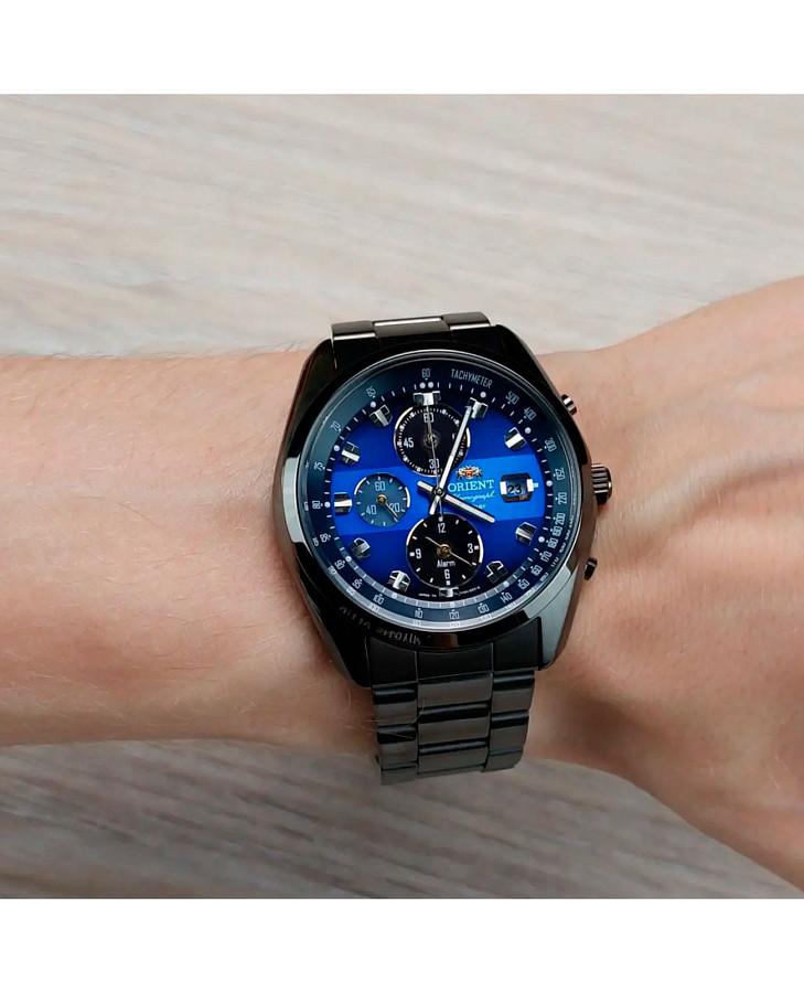 Часы Orient Chronograph WV0081TY — кварцевые, металл сталь