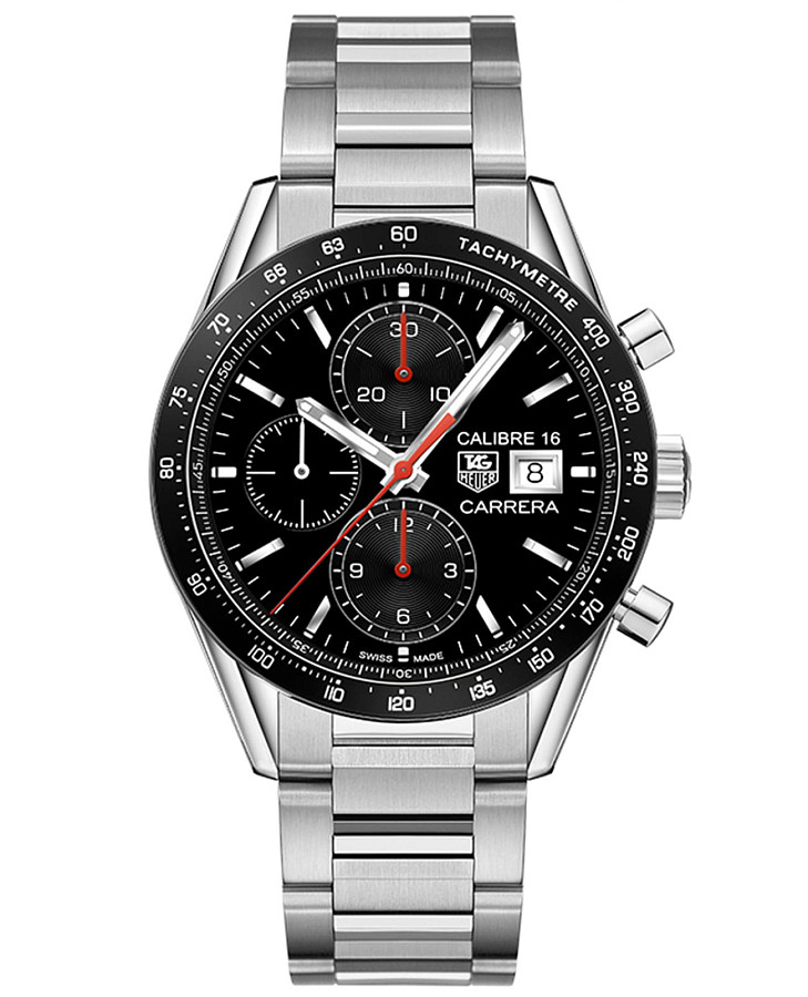 Часы TAG Heuer Carrera CV201AK.BA0727 — мужские, черный