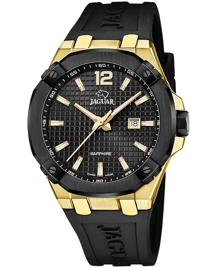 Часы Jaguar Diplomatic Quartz J1012/1 — мужские, черный