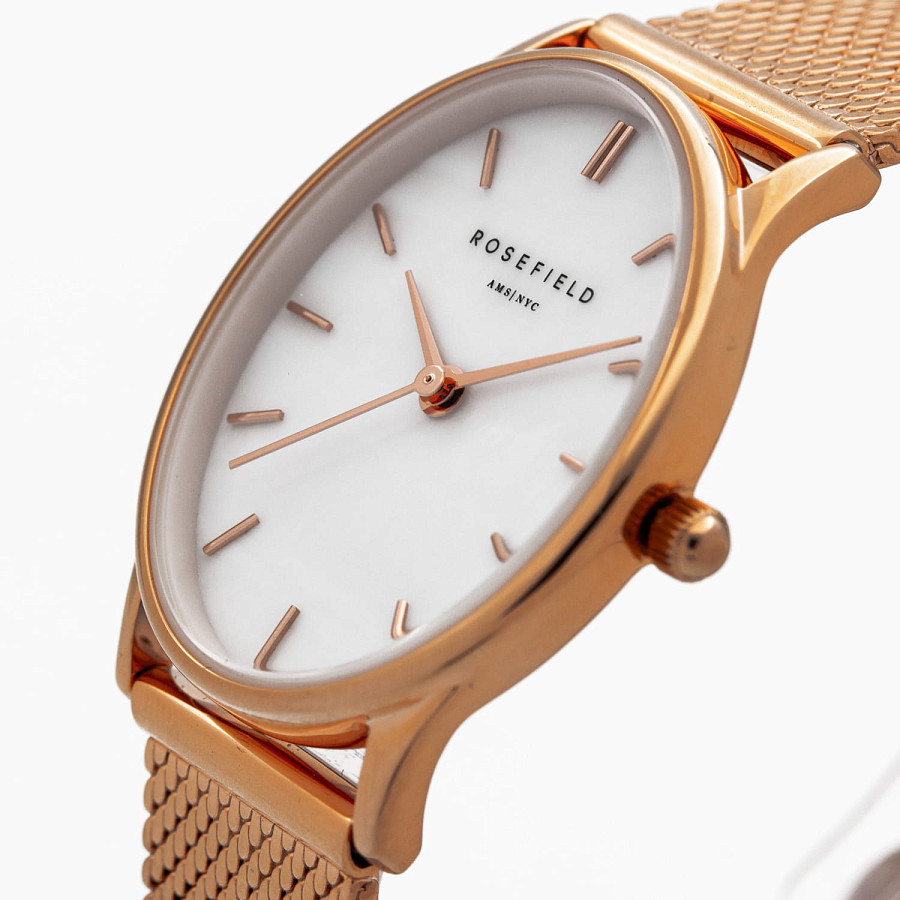 Часы Rosefield The Oval OWRMR-OV12 — женские, сталь c pvd покрытием