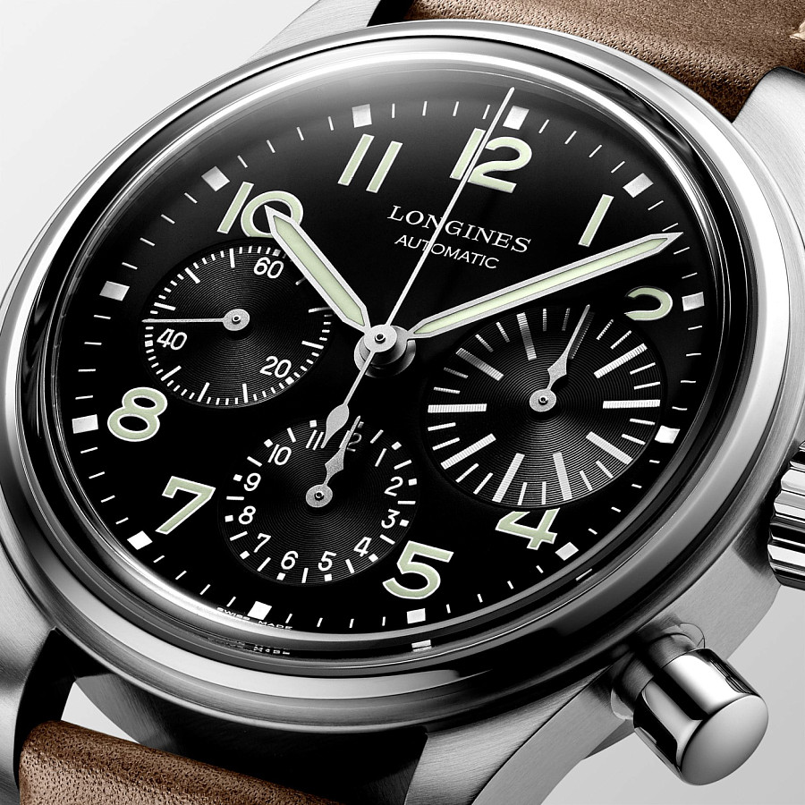 Часы Longines Avigation Big Eye L2.816.4.53.2 — артикул L28164532