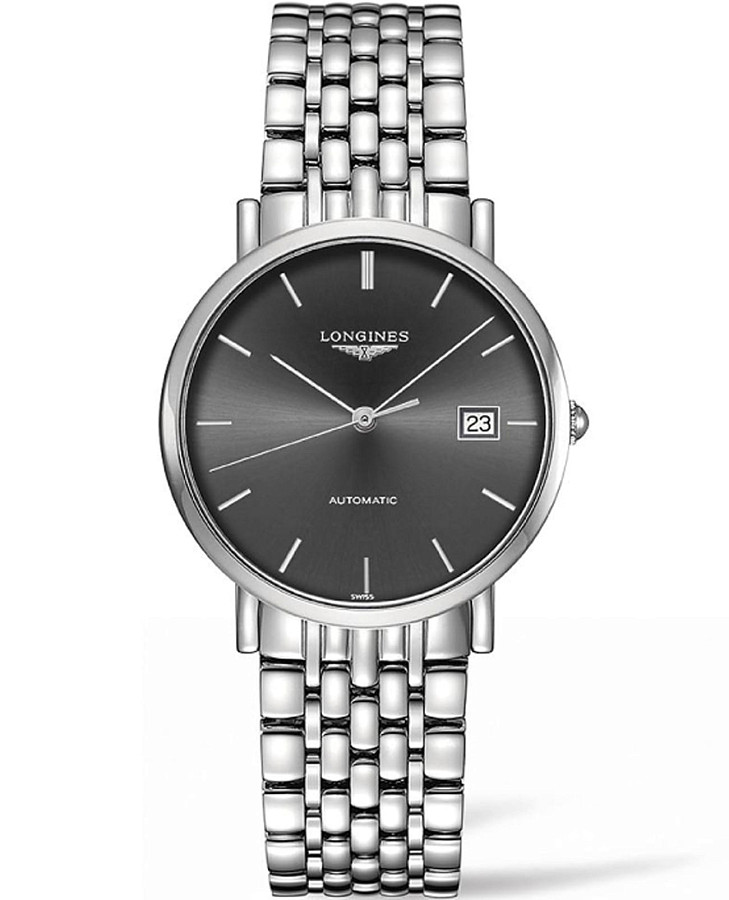 Часы Longines Elegant Collection L4.810.4.72.6 — мужские, серый