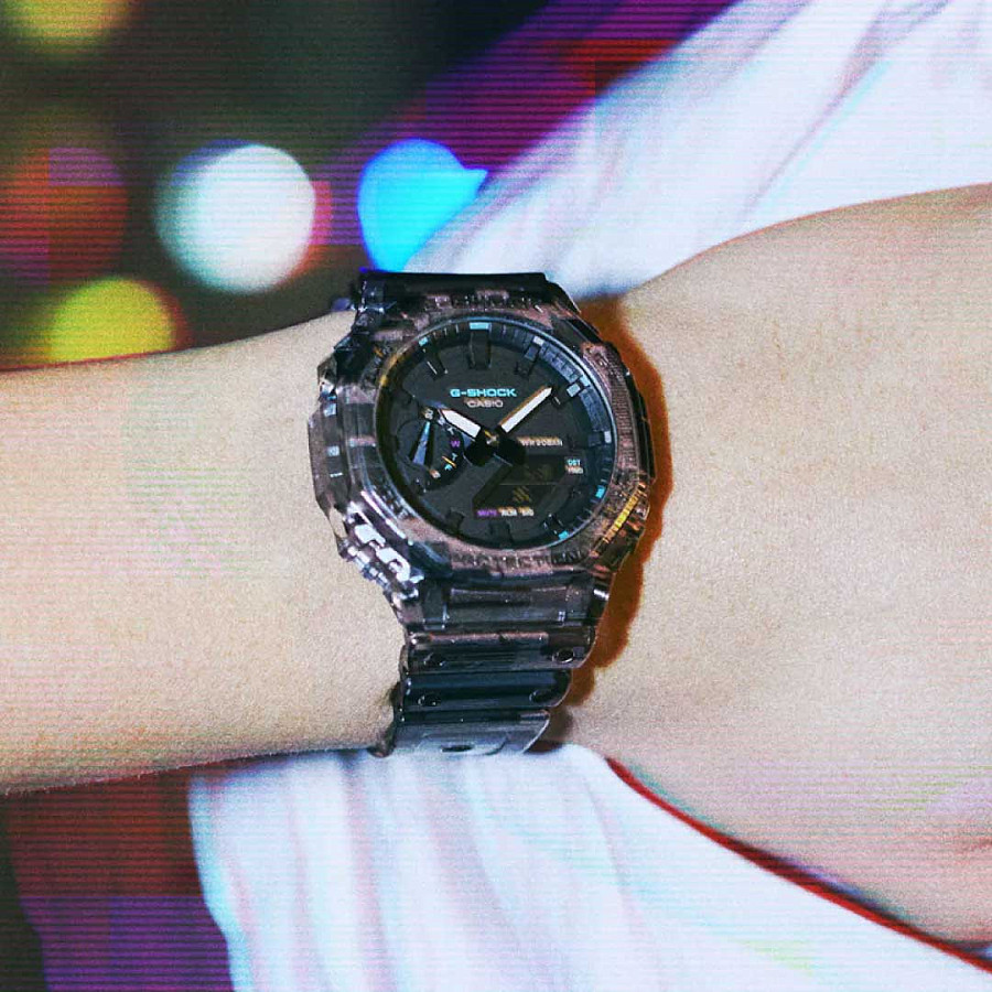 Часы Casio G-Shock GA-2100NN-1ADR — электронные, карбон пластик