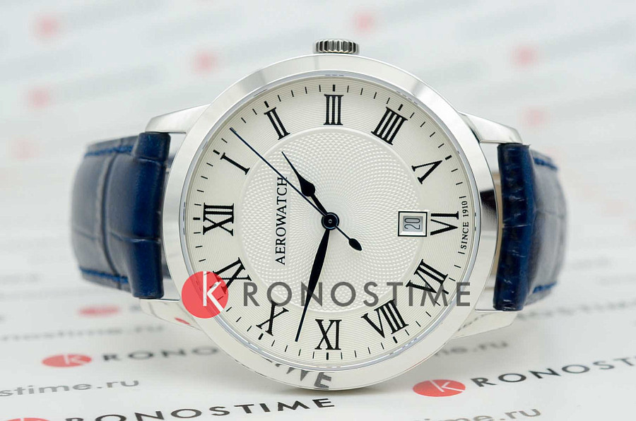Часы Aerowatch Les Grandes Classiques 42991 AA04 — кварцевые, сталь металл