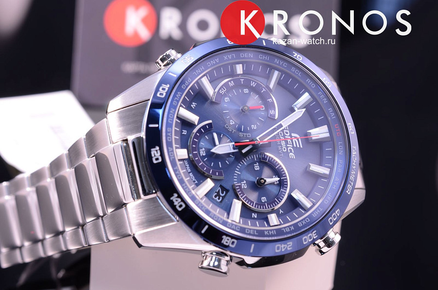 Часы Casio Edifice EQW-T650DB-2A — металл сталь