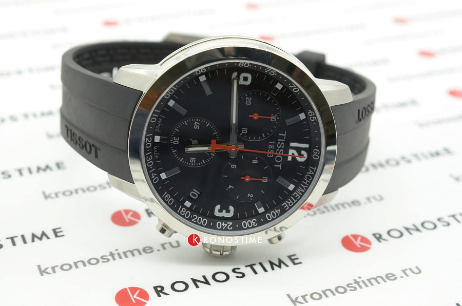 Часы Tissot PRC 200 Chronograph T055.417.17.057.00 — каучук, мужские