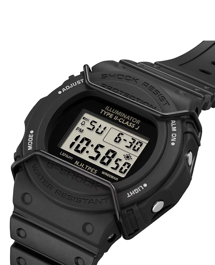 Часы Casio G-Shock DW-5700NH-1 — пластик, мужские