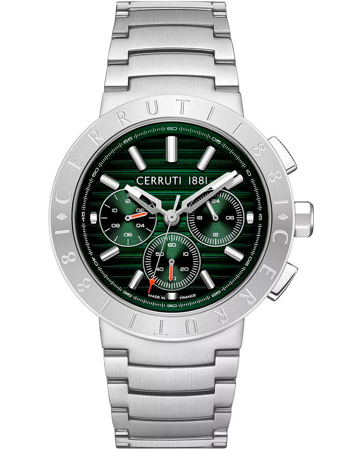 Часы Cerruti 1881 Filiano CIWGK0085804 — мужские, зеленый