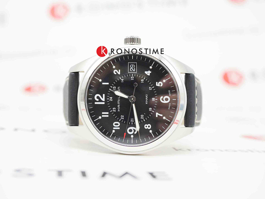 Часы Hamilton Khaki Field Quartz H68551733 — кварцевые, сталь