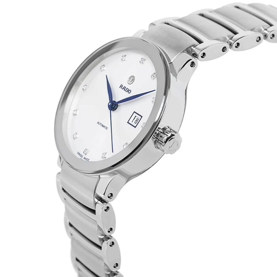 Часы Rado Centrix Automatic Diamonds R30027733 — механические, металл сталь
