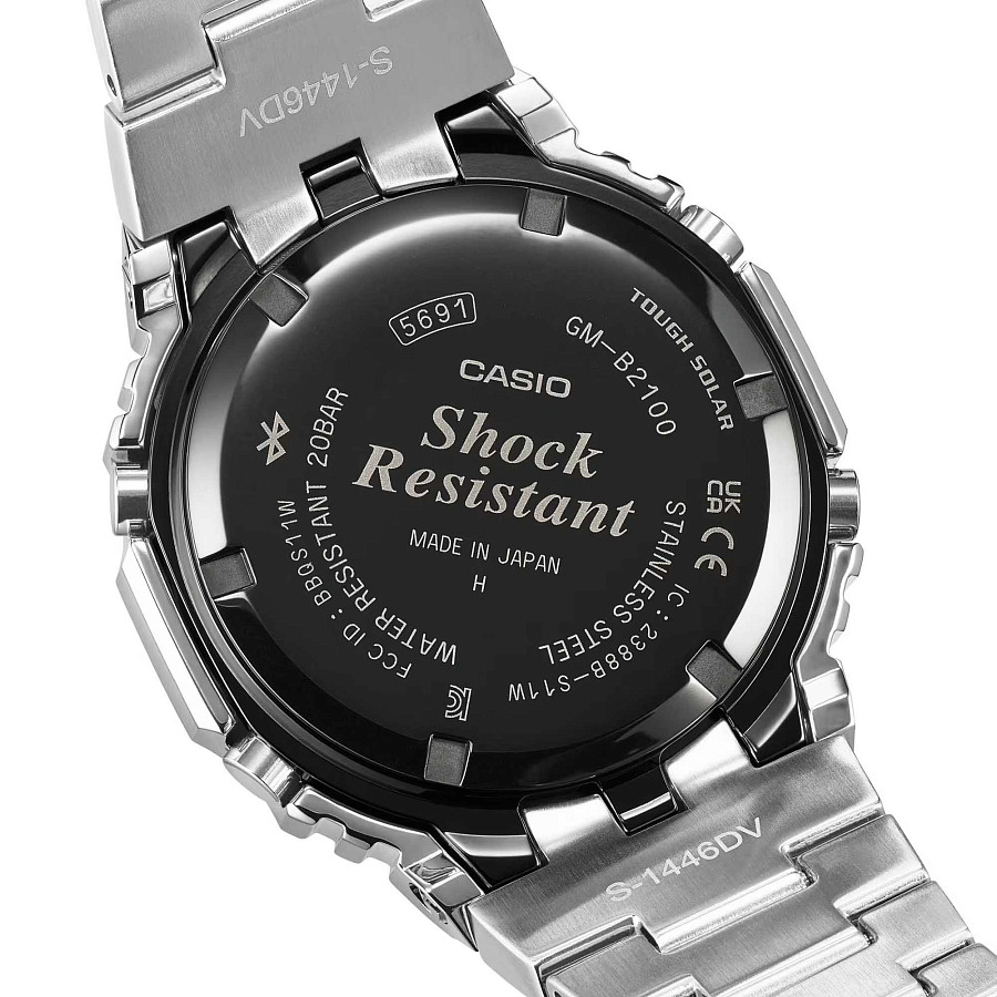 Часы Casio G-Shock GM-B2100AD-2ADR (GM-B2100AD-2A) — нержавеющая сталь, мужские
