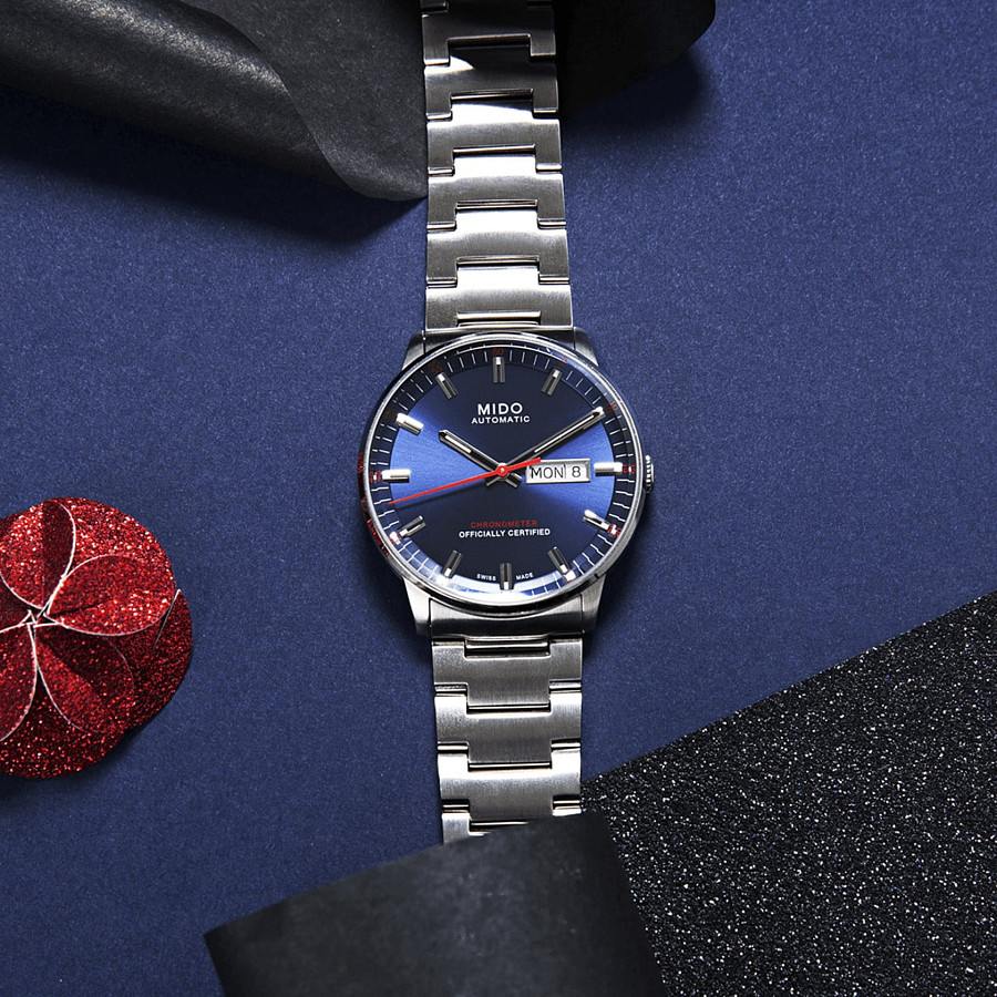 Часы Mido Commander Chronometer M021.431.11.041.00 — Швейцария, механические