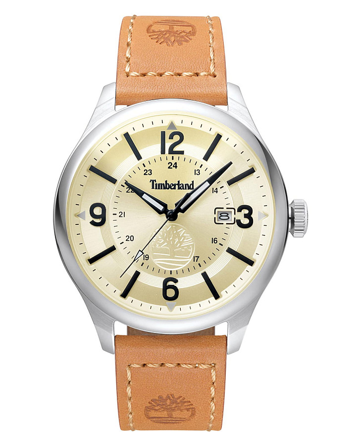 Часы Timberland Hooksett TBL.14645JYS/07 — мужские, желтый
