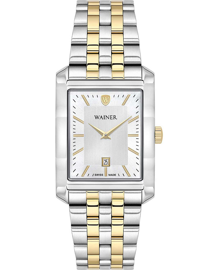 Часы Wainer Classic WA.21200-D — мужские, серебристый