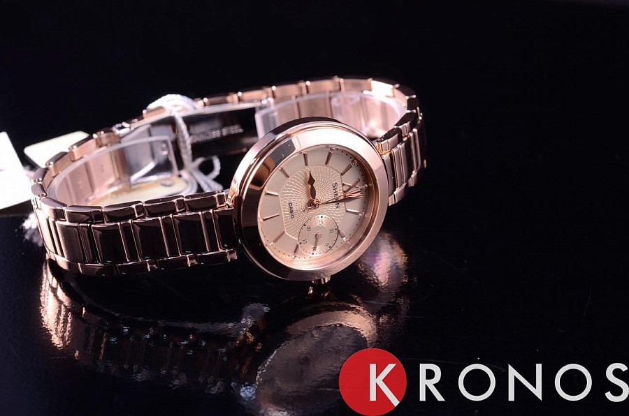 Часы Casio Sheen SHE-3050PG-7A — кварцевые, металл