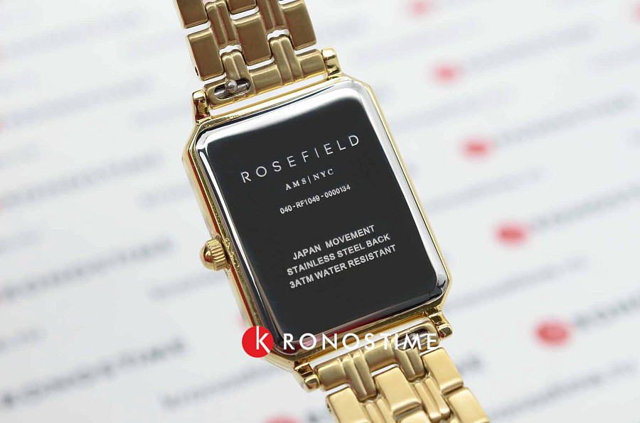 Часы Rosefield The Octagon OCWSG-O40 — сталь c pvd покрытием, женские