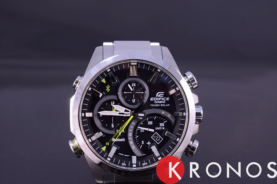 Часы Casio Edifice EQB-500D-1A — 18-каратное желтое золото, мужские