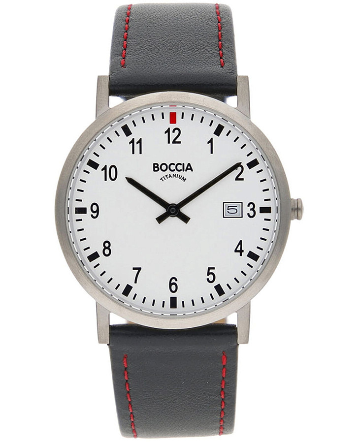 Часы Boccia Titanium 3679-01 — мужские, белый