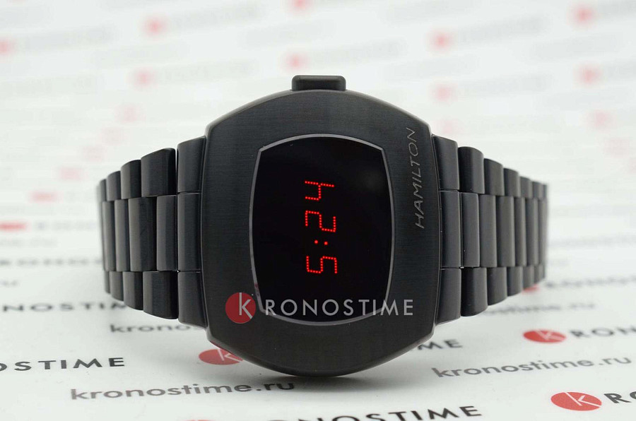 Часы Hamilton American Classic PSR Digital Quartz H52404130 — красный, кварцевые
