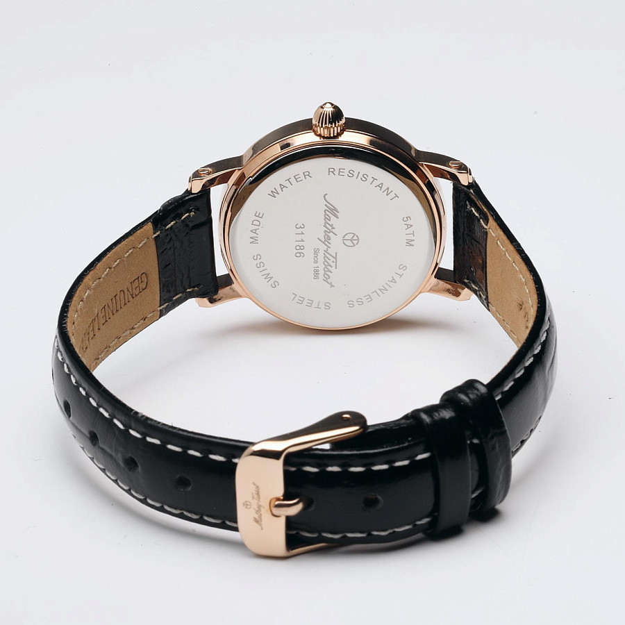 Часы Mathey-Tissot City Leather D31186PN — женские, кожаный