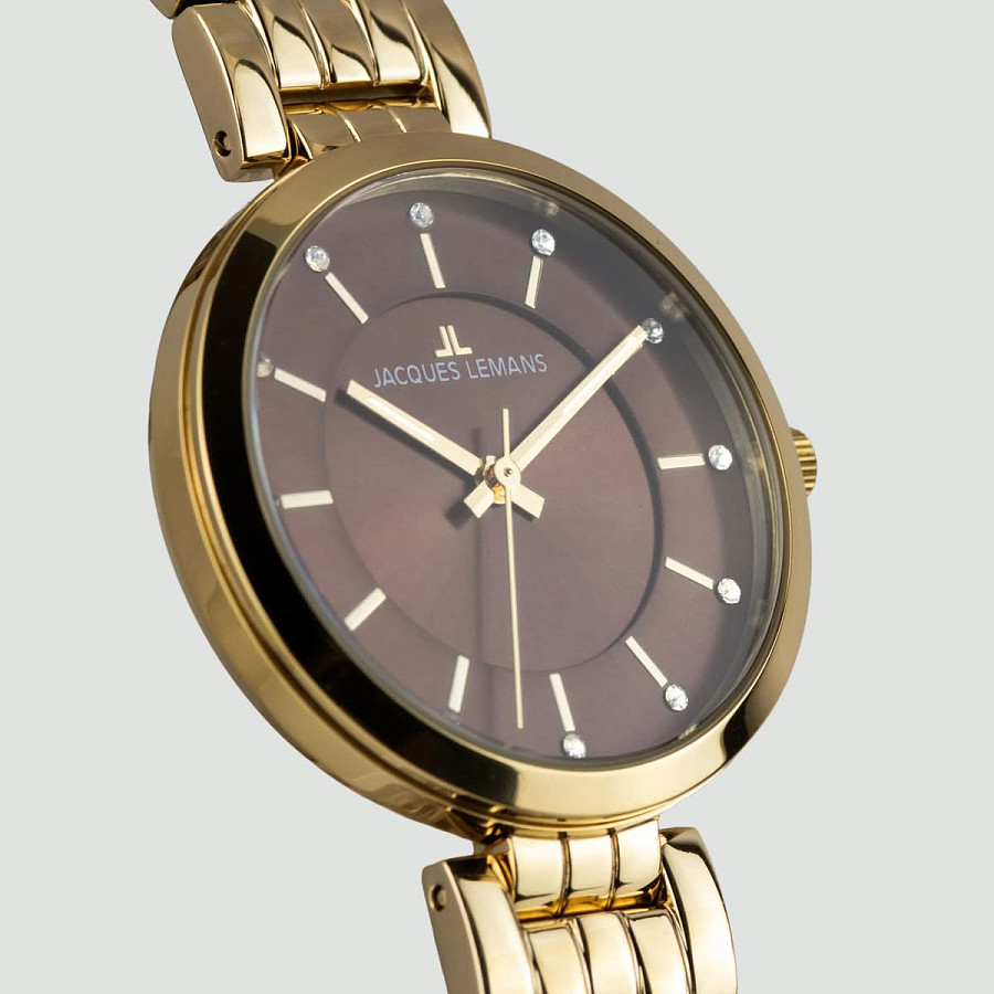 Часы Jacques Lemans Milano 1-2211F — кварцевые, сталь металл