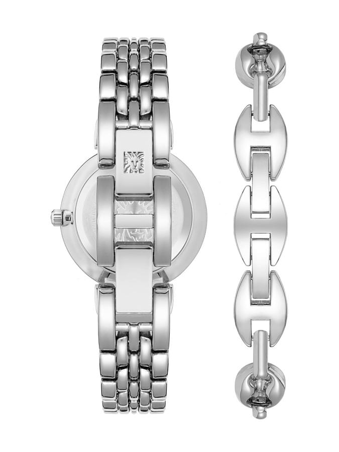 Часы Anne Klein Classic 5369SVST — кварцевые, сталь металл
