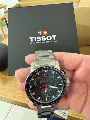 Фото покупателя: Швейцарские наручные часы Tissot SuperSport Chrono T125.617.11.051.00 с хронографом