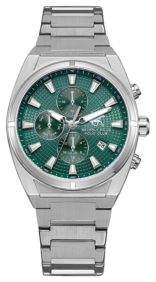 Часы Beverly Hills Polo Club BP3733X.370 — мужские, зеленый