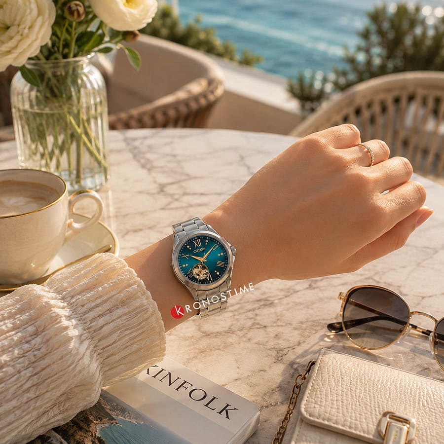 Часы Citizen Collection PC1010-52L — женские, серебристый
