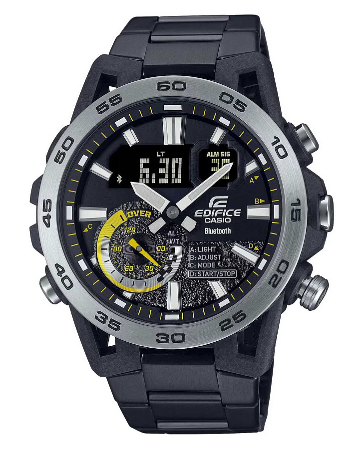 Часы Casio Edifice ECB-40DC-1ADF (ECB-40DC-1AEF) — мужские, черный