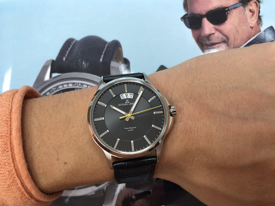 Часы Jacques Lemans Classic 1-1540A — мужские, кожаный