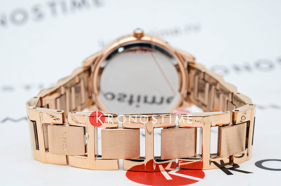 Часы Fossil Carlie ES3020 — нержавеющая сталь с ip-покрытием, женские