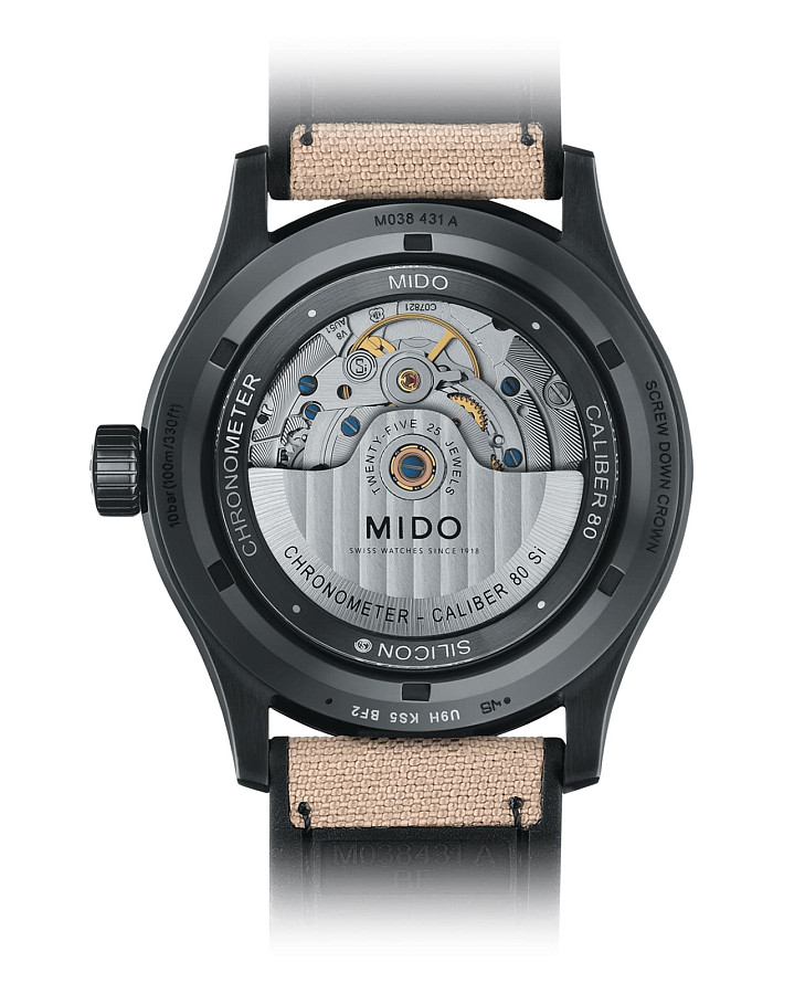 Часы Mido Multifort Chronometer 1 M038.431.37.051.09 — механические, металл сталь