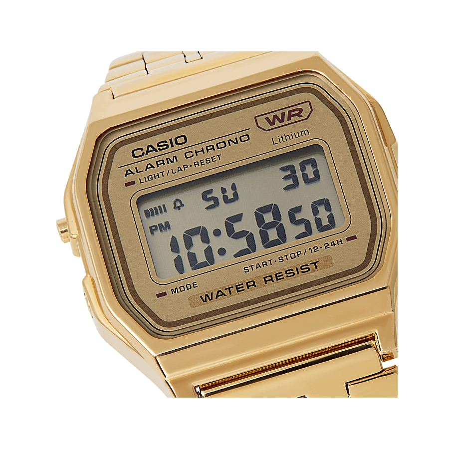Часы Casio Vintage A158WETG-9A — кварцевые, металл сталь