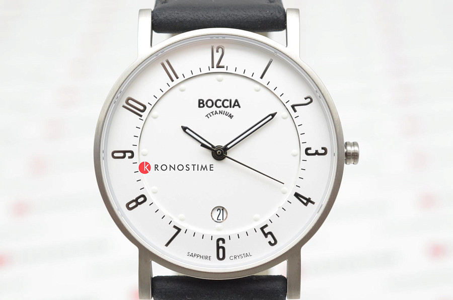 Часы Boccia Titanium 3533-03 — кварцевые, титан