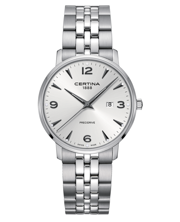 Часы Certina DS Caimano C035.410.11.037.00 — мужские, серебристый