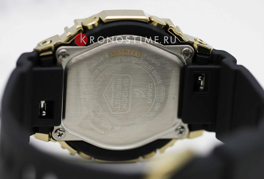 Часы Casio G-Shock GM-S2100GB-1ADR (GM-S2100GB-1A) — черный, сталь металл пластик