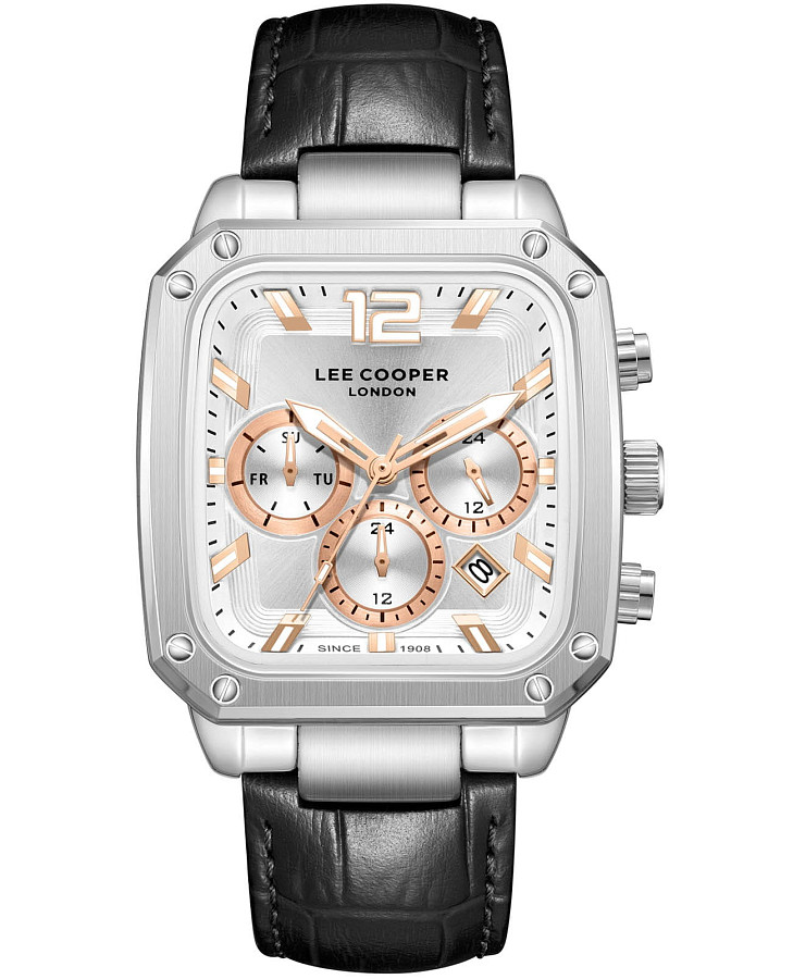 Часы Lee Cooper LC08184.331 — мужские, серебристый